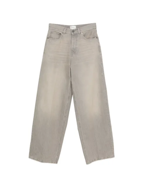 Haikure Bethany faded-effect wide-leg jeans Grey HEW03296DF163L0927