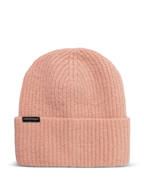 Peak Performance ribbed-knit beanie hat Pink G80628