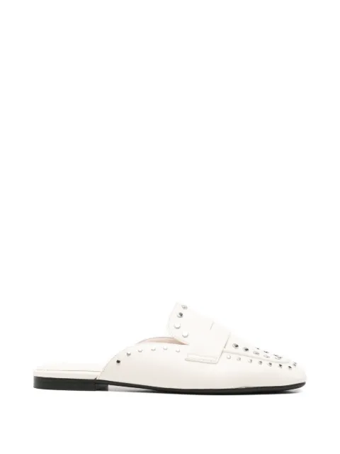 TAMARIS studded leather mules Neutrals 12730046