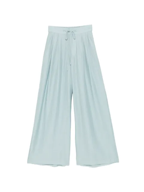 Eleh drawstring wide-leg trousers Blue SS260062