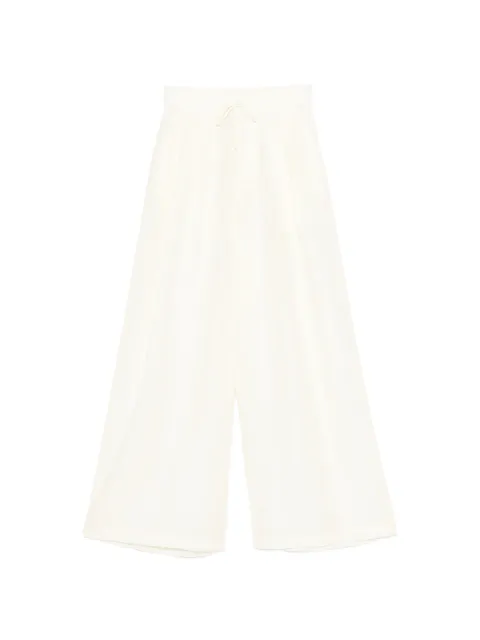 Eleh drawstring wide-leg trousers Neutrals SS260062