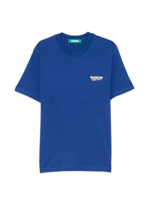 BARROW bear-print logo-print T-shirt Blue S6BWUATH076