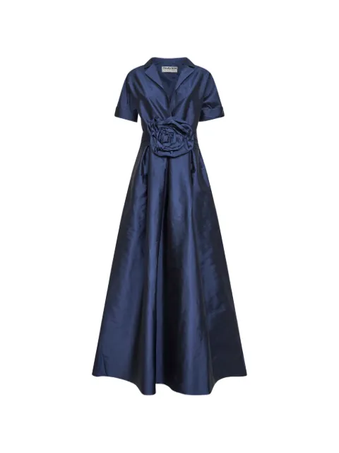 CHIARA BONI La Petite Robe floral-detailed maxi dress Blue ABLSTOYATAFLZPBSB002