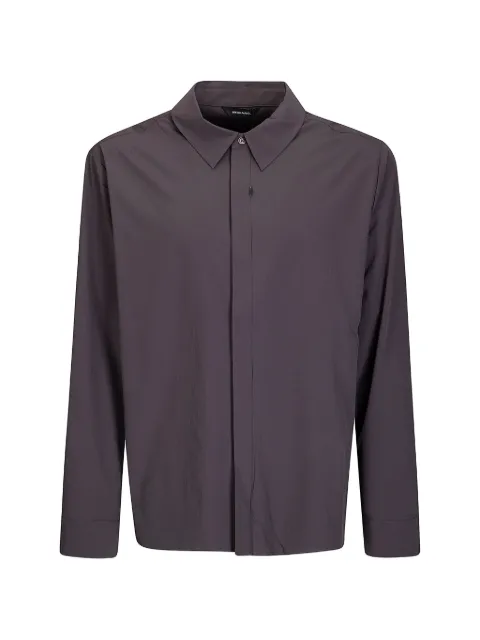 Hiking Patrol Align button collared shirt Grey SS26108