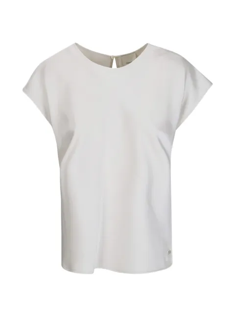 Calvin Klein matte satin sheath top Neutrals LV044F147G67U