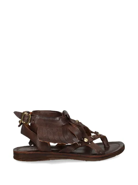 A.S.98 fringed sandals Brown A16069