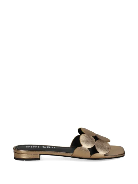 Bibi Lou Pala 2 mules Gold 620Z10VK