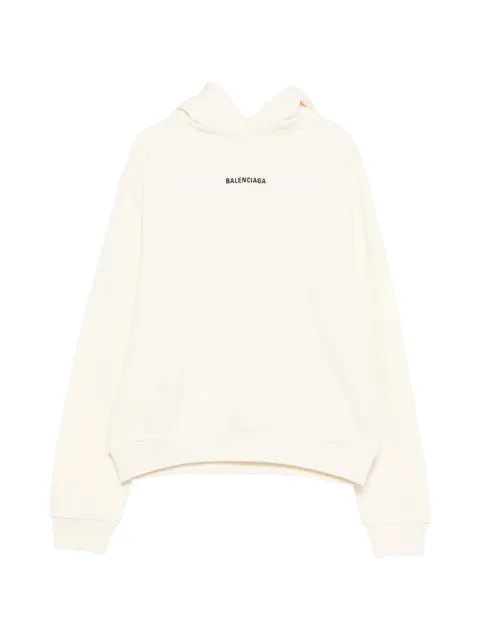 Balenciaga kangaroo-pocket hoodie Neutrals 851238TTVJ2