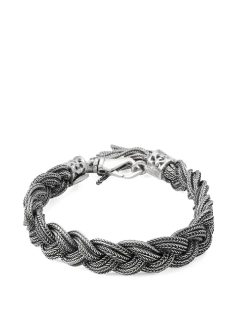 Emanuele Bicocchi braided medium bracelet Silver EBTRECCIAMEDIAAG