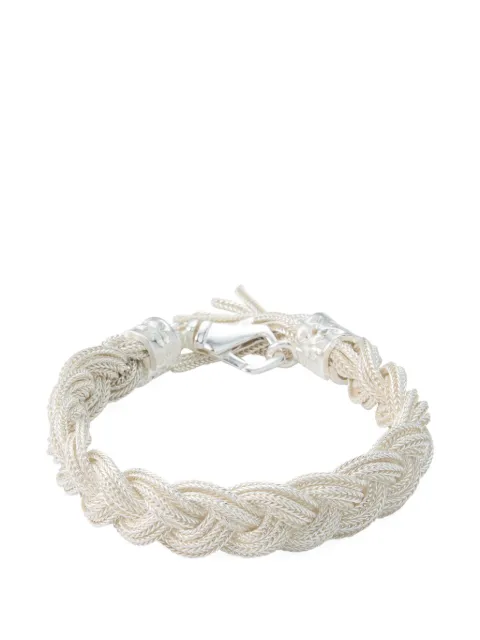 Emanuele Bicocchi Ice braided bracelet Silver EBTRECCIAMEDIAICE