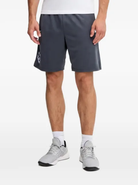 Nike x Detroit Tigers logo-print shorts Grey 015E11L5DGRLY