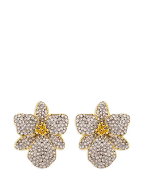 Begüm Khan Singapore orchids earrings Gold BK09F0260004403