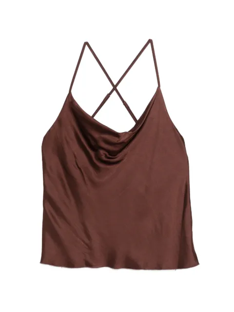 DIXIE cross-back top Brown R782A017A
