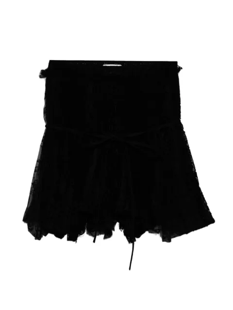 JW Anderson lace-panelled mini skirt Black SK0209PG1912