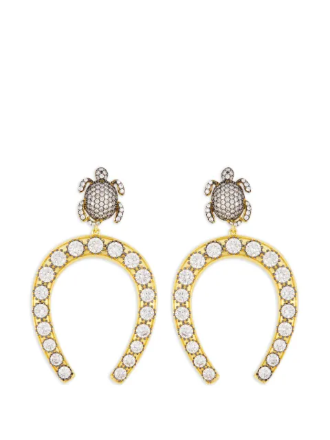 Begüm Khan Serdarino royal ascot earrings Gold BK09A3210004403