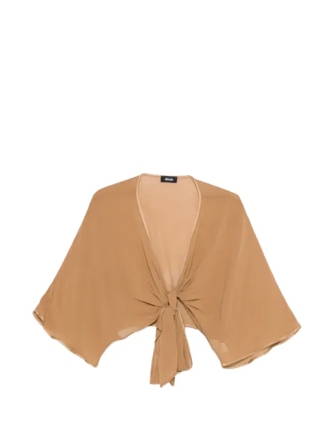 DIXIE tie-front top Neutrals J782A007A