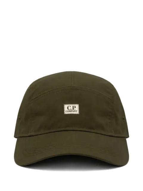 C.P. Company logo-patch baseball cap Green 20CMAC047A110545A683