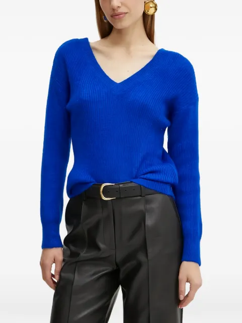 Morgan V-neck sweater Blue MATILD3