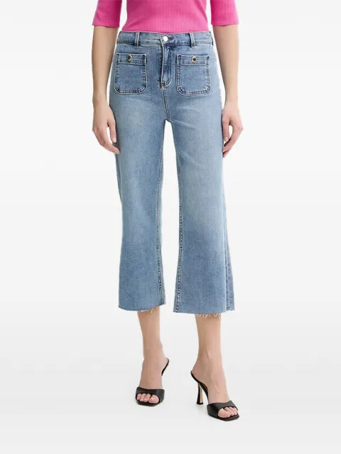Morgan Pclic pockets cropped jeans Blue PCLIC