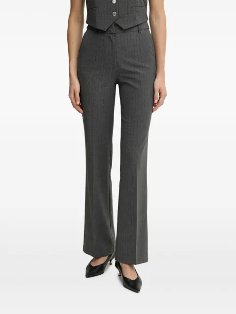 Morgan pinstripe tailored trousers Grey PBOKAF