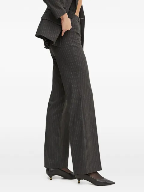 Morgan pinstripe trousers Grey PTALIF