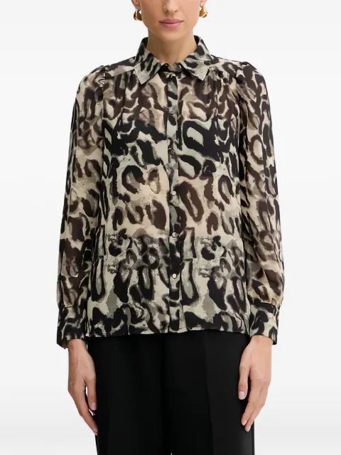 Morgan patterned blouse Neutrals CHLEO