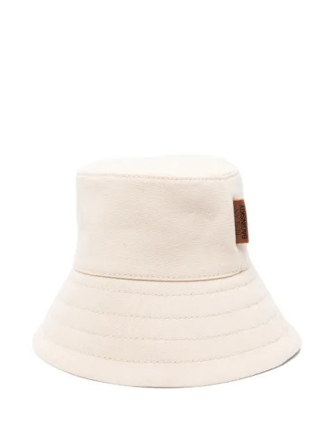 Ruslan Baginskiy topstitched brim hat Neutrals PNM035CLBRFLTL