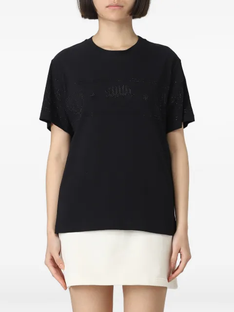 Chiara Ferragni Logomania T-shirt Black 74CBHG01CJG01