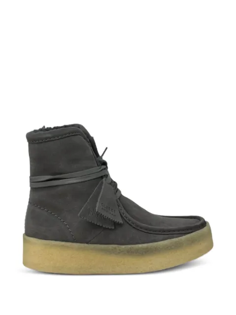 Clarks wallabee lace-up boots Grey 168656