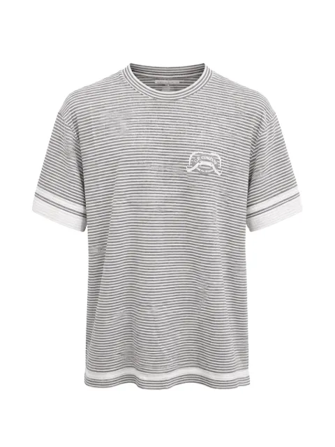 C.P. Company printed jersey 20/1 short-sleeve logo T-shirt Grey 20CMTS277A110681P921