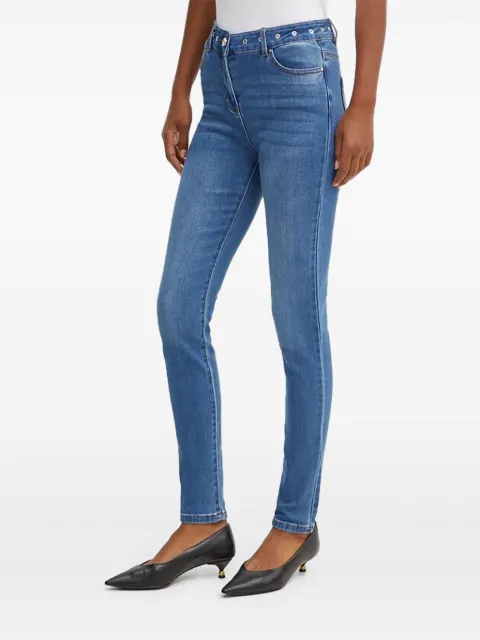 Morgan eyelet-embellishment jeans Blue PABLO