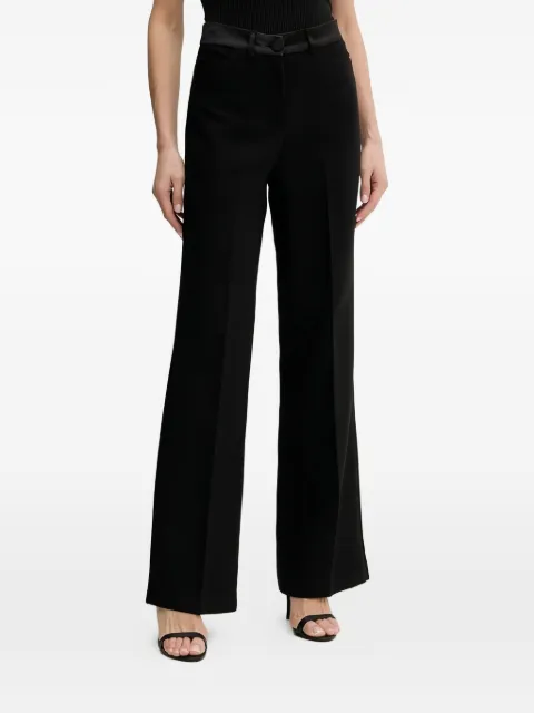 Morgan high-waisted trousers Black PJOENF