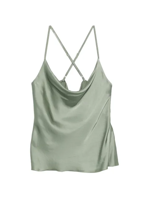 DIXIE criss-cross strap top Green R782A017A