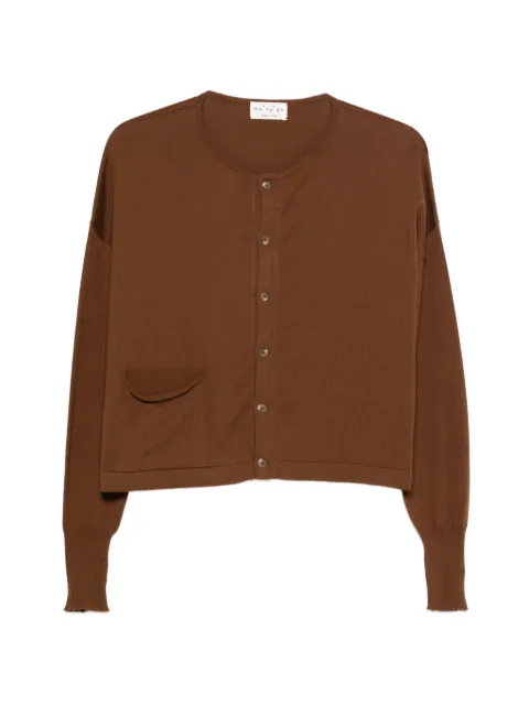 Ma'ry'ya buttoned cardigan Brown YSK063