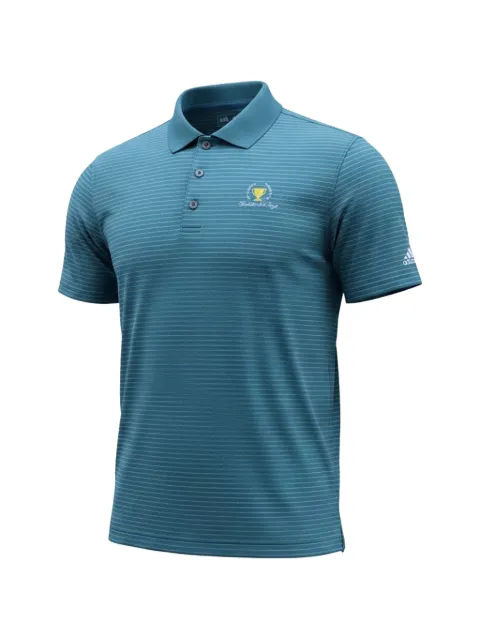 adidas 2 Color Merch President Cup Stripe polo shirt Blue BC7538