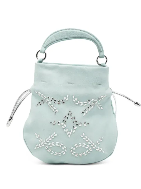 Orciani Juice Jungle tote bag Blue B02233PEACHGEM