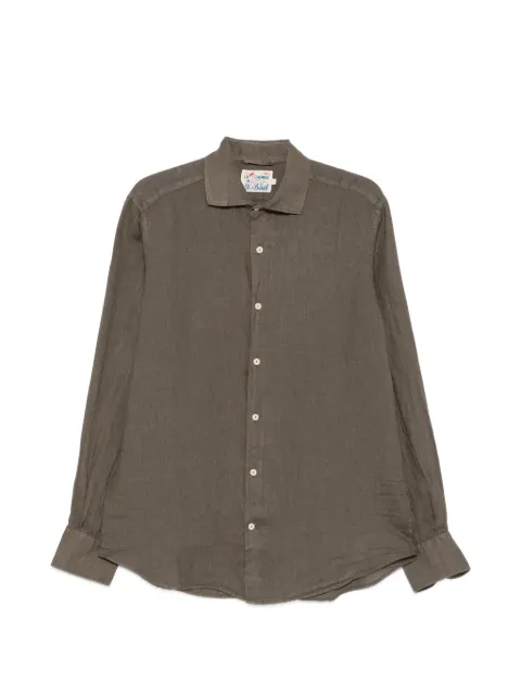 MC2 Saint Barth Pamplona buttoned shirt Brown PAMP001