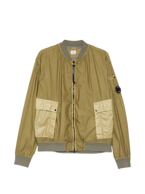 C.P. Company Bi-TM Mixed Lens bomber jacket Green 20CMOW191A110185M644