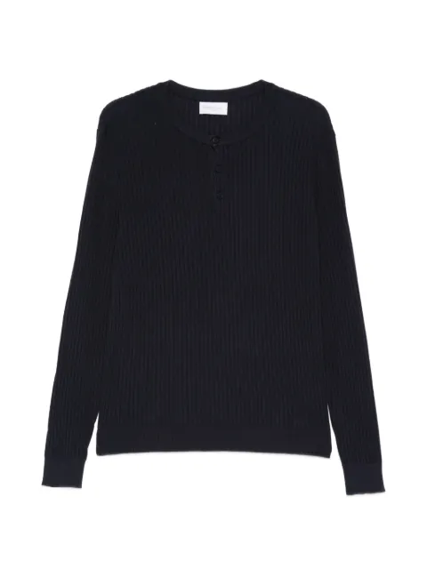 Diana Studio quarter-button sweater Blue DS26M140020