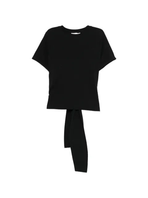 Ba&Sh cut-out tie-back T-shirt Black 1E26BLAN