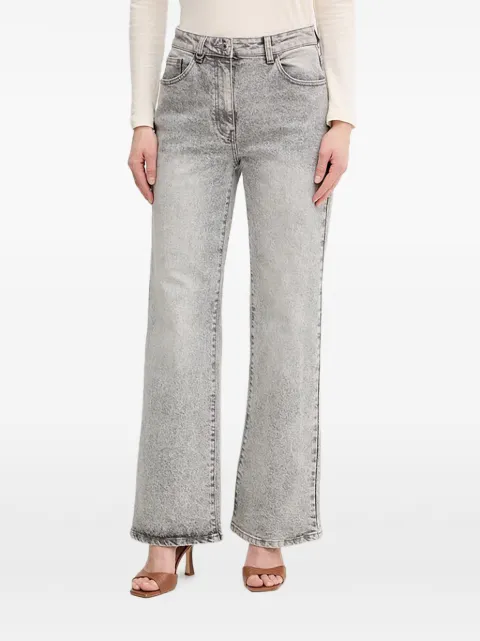 Morgan Pigrim straight-leg jeans Grey PIGRIM