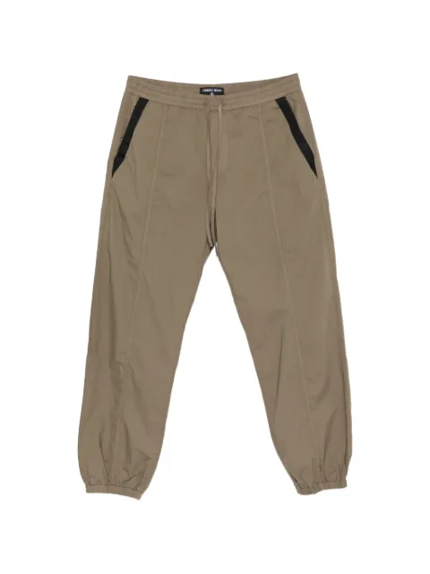 Iceberg elasticated-waist cotton track pants Green B081P111