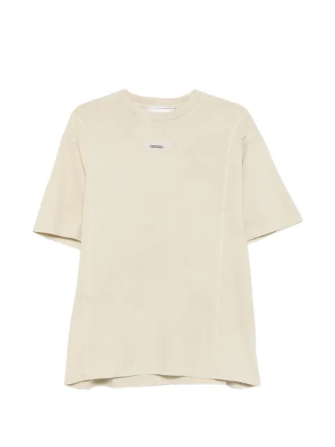 Iceberg 5D logo-plaque cotton T-shirt Neutrals F0216335