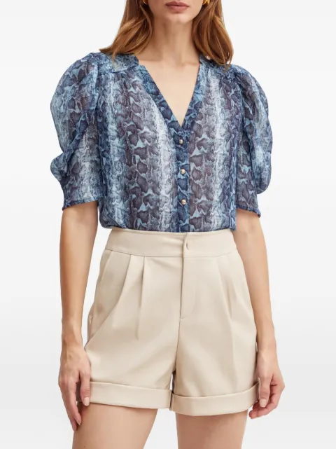 Morgan pleated shorts Neutrals SHILOM