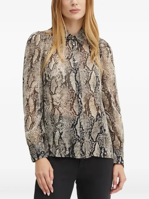 Morgan Cipyth snake-print shirt Neutrals CIPYTH