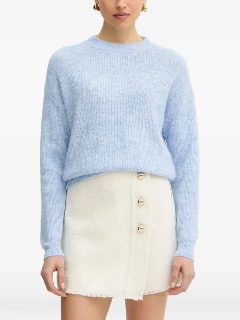 Morgan round-neck sweater Blue MANGUIN