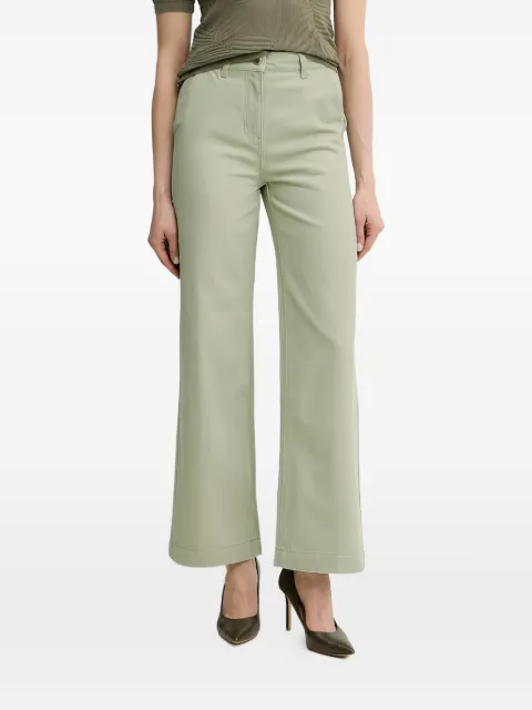 Morgan Pclana buckle wide-leg jeans Green PCLANA