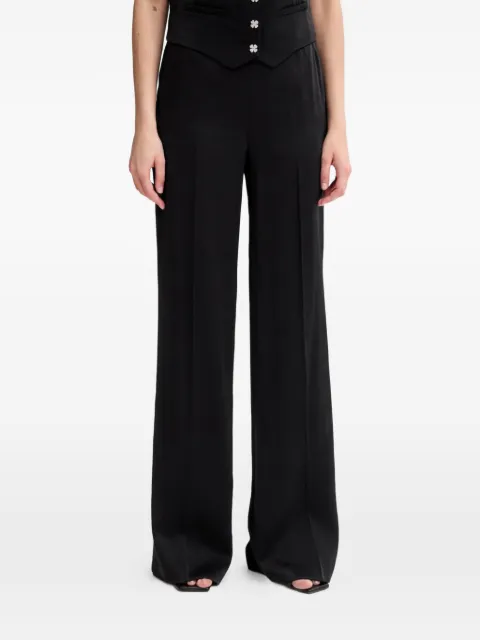 Morgan button trousers Black PVTEOF