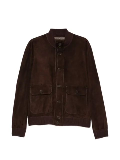 Salvatore Santoro patch-pocket suede jacket Brown 50685U
