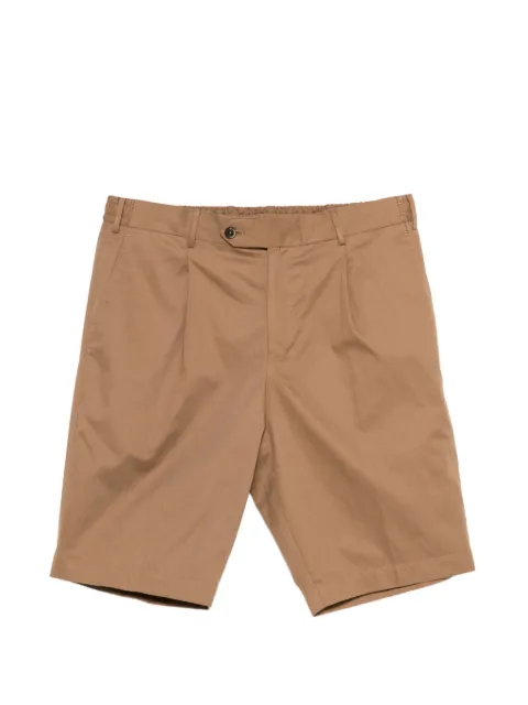 PT Torino button pleated shorts Neutrals CBBSJKZA0CL1TM10